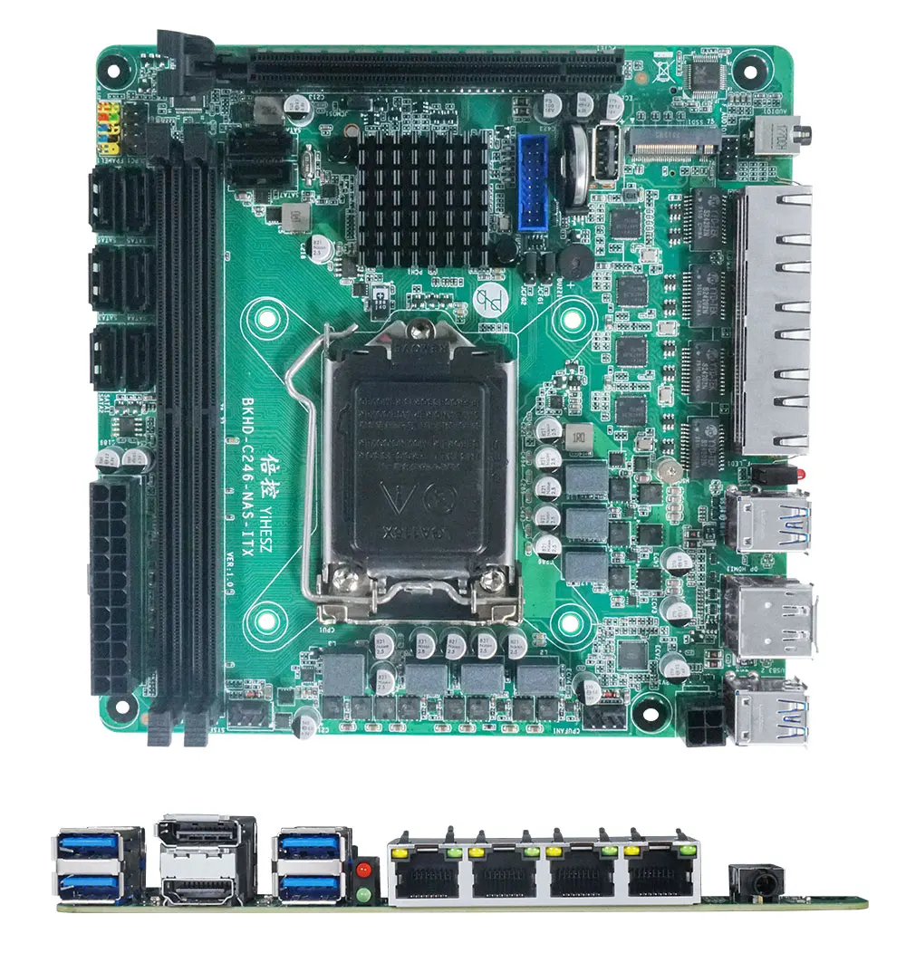 C246 ITX NAS Motherboard Suppo - Nas Motherboard 8 Sata Mini Itx recension och pris