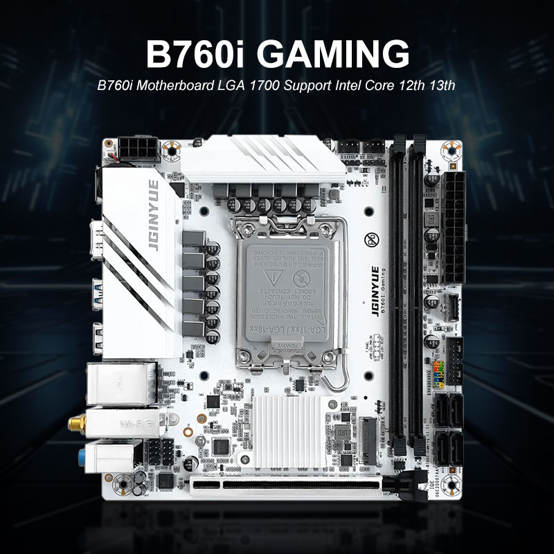 JGINYUE B760I GAMING Mini ITX  - Lga1700 Itx Motherboard Ddr5 recension och pris