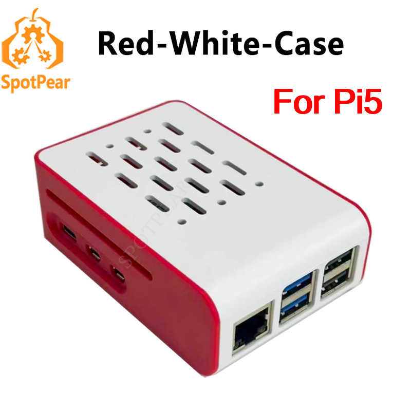 Raspberry Pi 5 Red-White cooli - Raspberry Pi 5 8Gb Board recension och pris